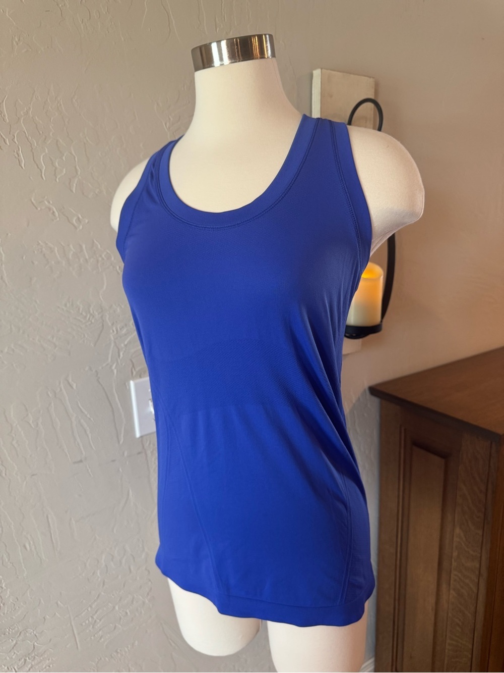 Athleta Royal Blue Racerback Performance Tank